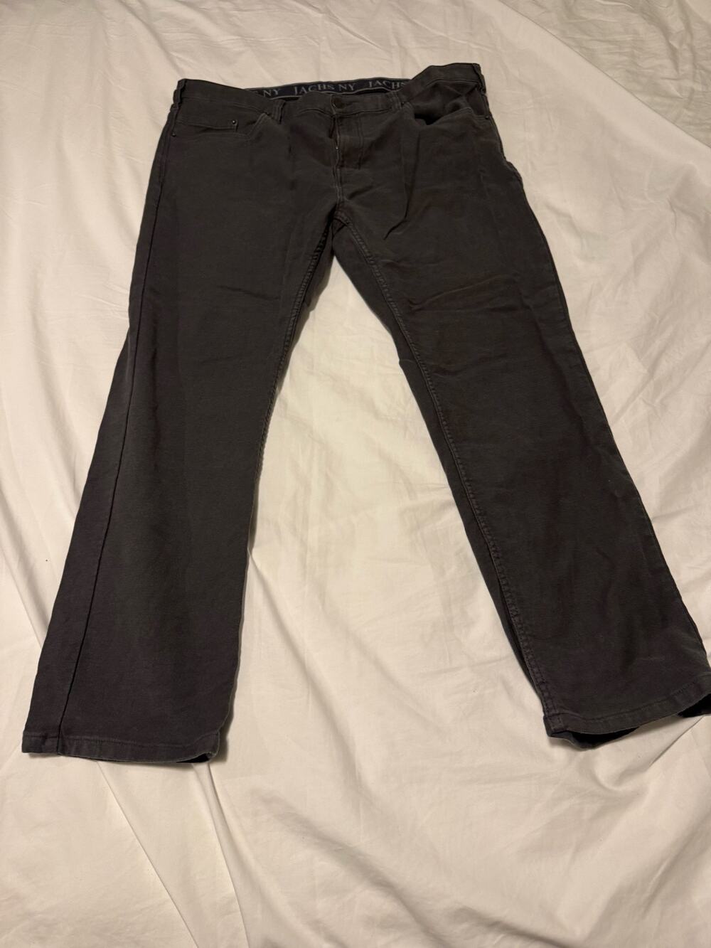 Jachs NY Men’s Pants – Size 38x29 – Charcoal Gray – Gently Used